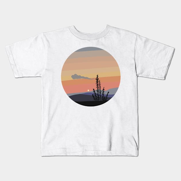 Sunset Kids T-Shirt by maryamazhar7654